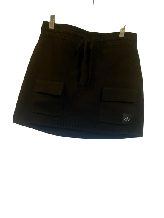 ALO Yoga Dresses & Skirts - NWT Alo Yoga scholar knit cargo skirt BLACK Size M
